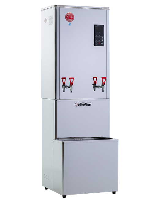 亮板雙膽步進(jìn)式商用電開水器（雙開水龍頭）