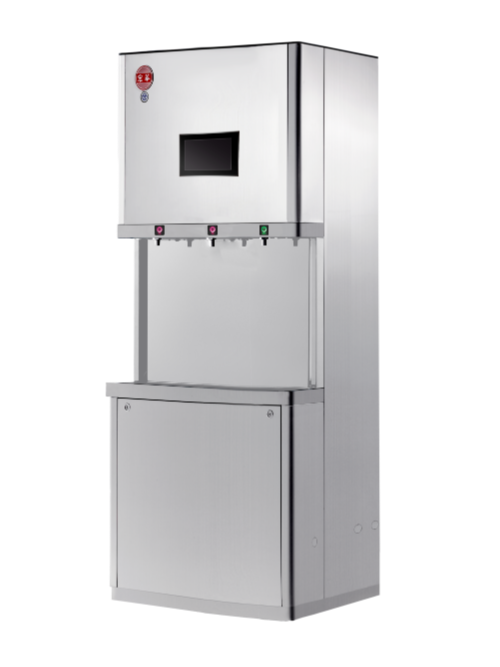 定制款三龍頭連續式即開型商用電開水器